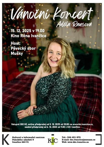 Plakát události Vánoční koncert - Adéla Rausová