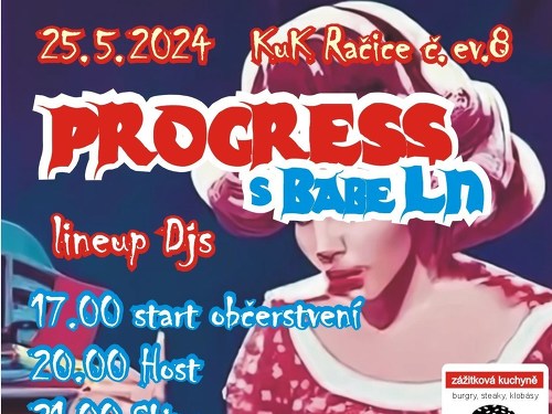 Plakát události Progress s Babe LN
