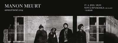 Plakát události Koncert: Manon meurt (křest desky) + Marjari (s kapelou)