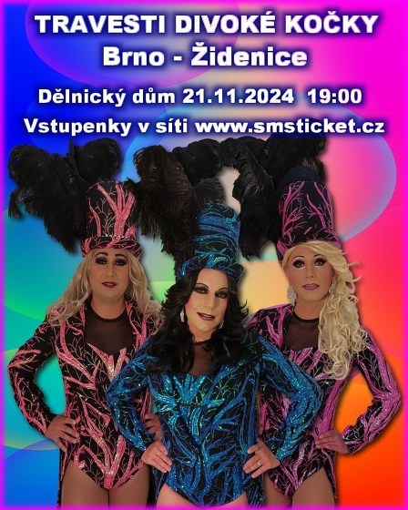 Plakát události Travesti Divoké kočky