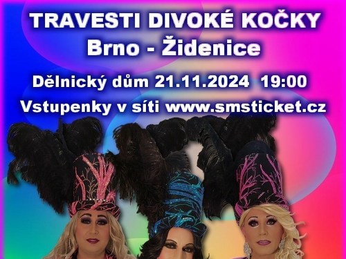 Plakát události Travesti Divoké kočky