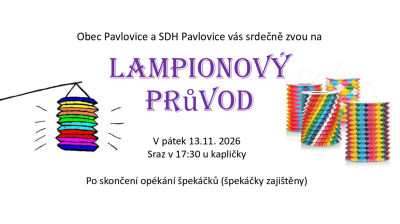 Plakát události Lampionový průvod