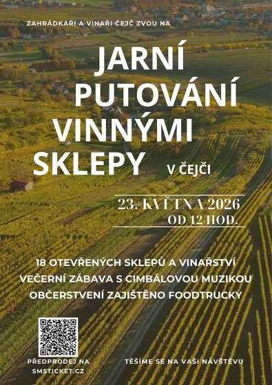 Plakát události Jarní putování vinnými sklepy v Čejči 2026