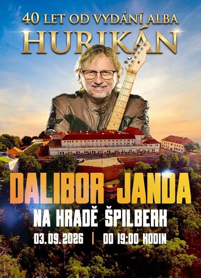 Plakát události Dalibor Janda na Špilberku