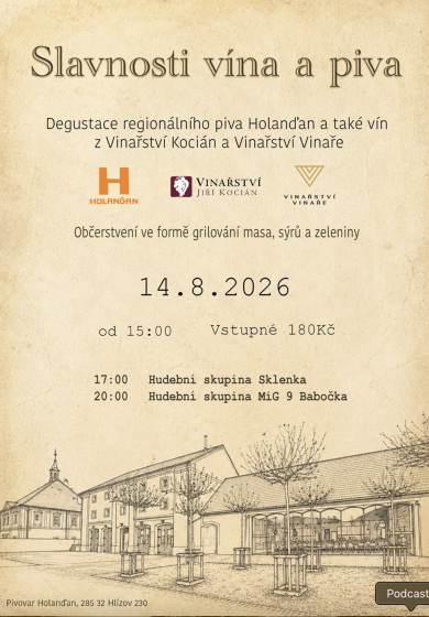 Plakát události Slavnosti vína a piva