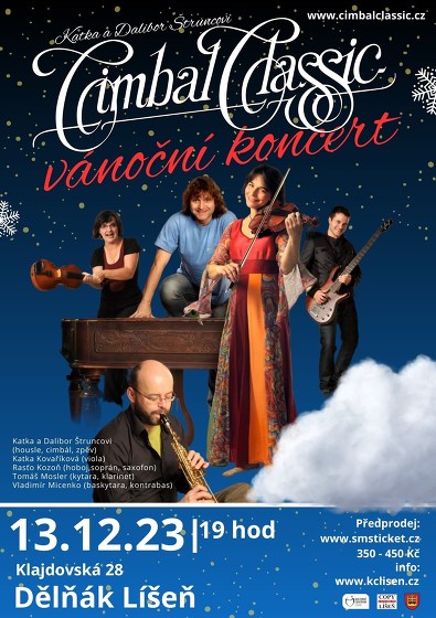 Plakát události Vánoční koncert Cimbal Classic