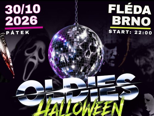 Plakát události Oldies Halloween party by EIVB & Mendelka Parties x BRNO