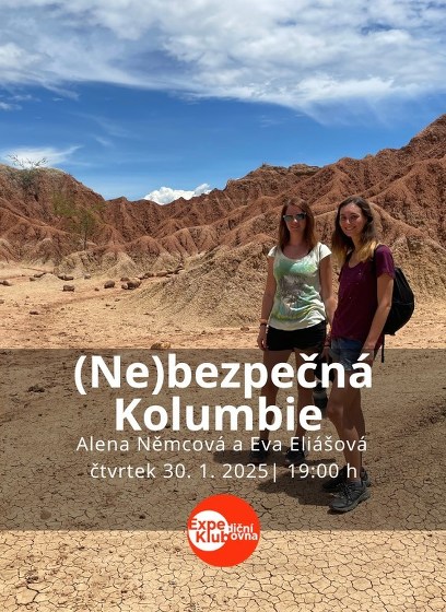Plakát události (Ne)bezpečná Kolumbie