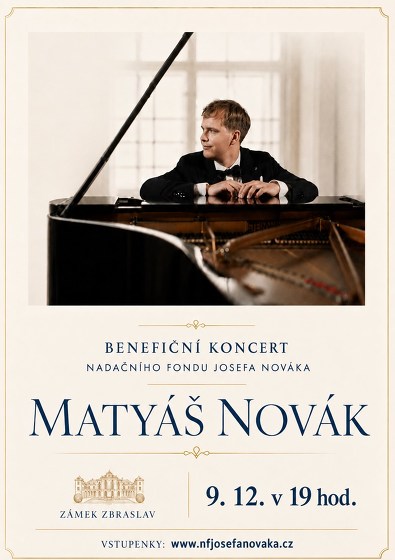 Plakát události Benefiční koncert s Matyášem Novákem