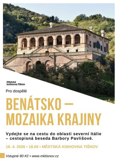 Plakát události Benátsko – mozaika krajiny, historie a chutí