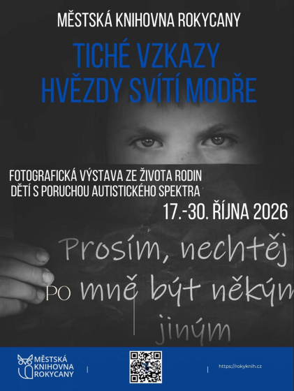 Plakát události Tiché vzkazy: Hvězdy svítí modře