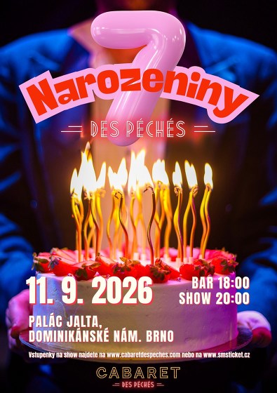 Plakát události 7. Cabaretní narozeniny