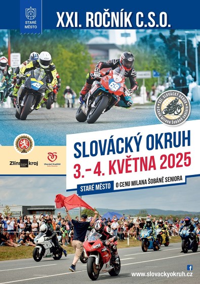 Plakát události Slovácký okruh - O cenu Milana Šobáně seniora XXI. ročník