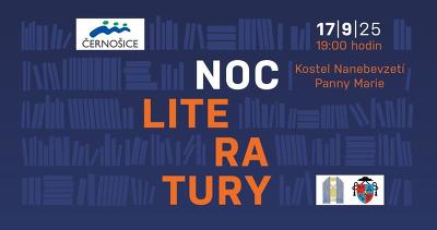 Plakát události Noc literatury 2025