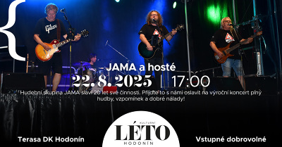 Plakát události JAMA a hosté