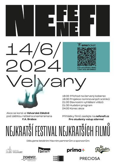 Plakát události NeFeNeFi - nejkratší filmový festival