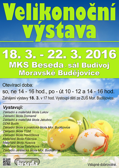 Plakát události Velikonoční výstava 18. - 22. 3. 2016