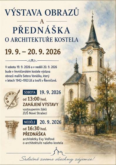 Plakát události Výstava obrazů, zahájena koncertem žáků ZUŠ Nové Strašecí