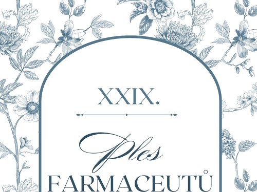 Plakát události XXIX. Ples farmaceutů