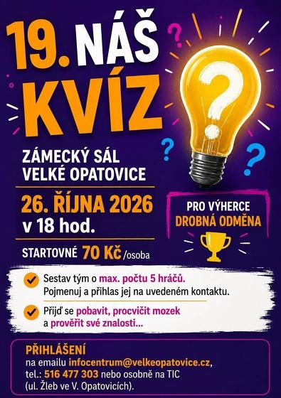Plakát události 19. Náš kvíz