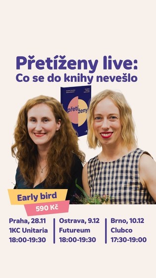 Plakát události Přetíženy live: Co se do knihy nevešlo | Brno