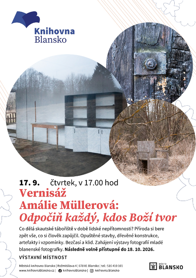 Plakát události Amálie Müllerová: Odpočiň každý, kdos Boží tvor