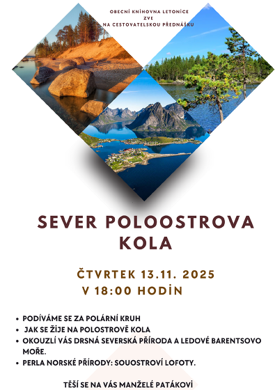 Plakát události Cestovatelská přednáška - Sever poloostrova Kola