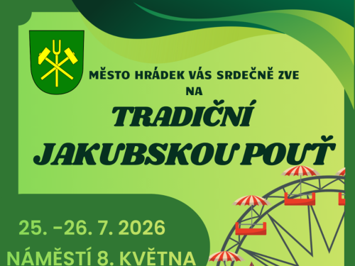 Plakát události Jakubská pouť