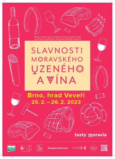 Plakát události Slavnosti moravského uzeného a vína