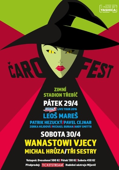 Plakát události Čarofest 29. - 30.4.2016