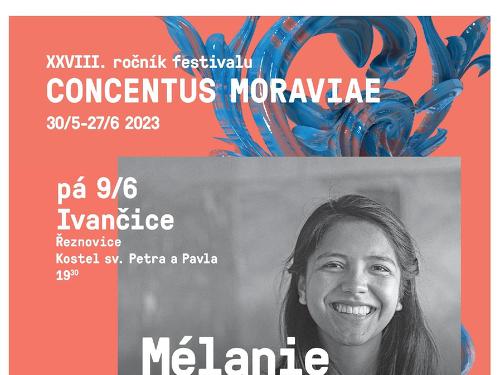 Plakát události Concentus Moraviae - Melánie Flores