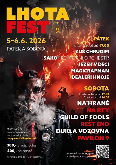 Plakát události Lhota Fest