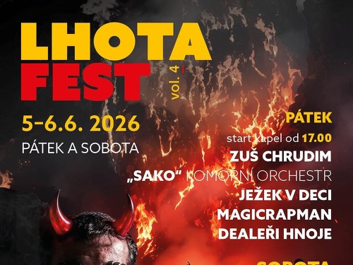 Plakát události Lhota Fest