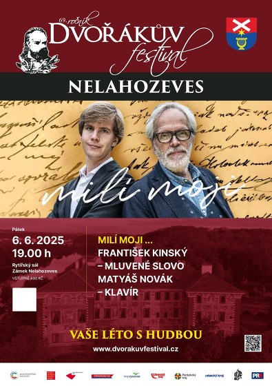 Plakát události Dvořákův festival: Milí moji ...