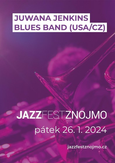 Plakát události Juwana Jenkins Blues Band (USA/CZ)