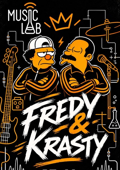 Plakát události Fredy & Krasty v Music Lab