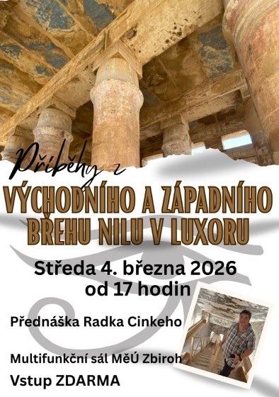 Plakát události Příběhy z východního a západního břehu Nilu v Luxoru