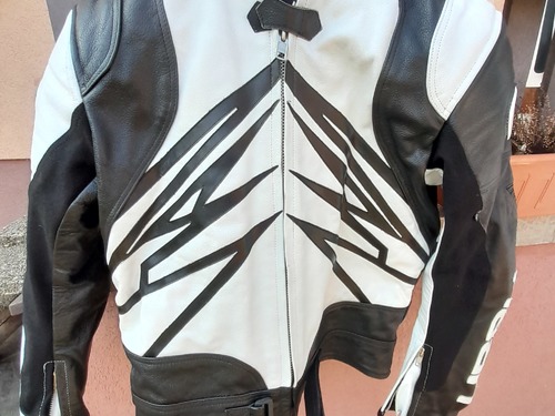 Kožená moto bunda M