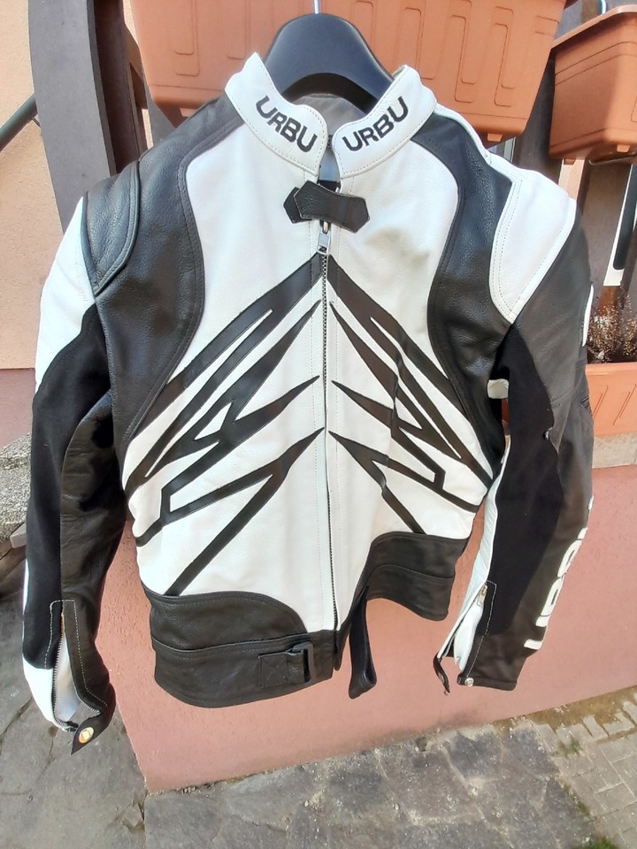 Kožená moto bunda M