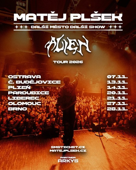 Plakát události Matěj Plšek ALIEN TOUR 2026