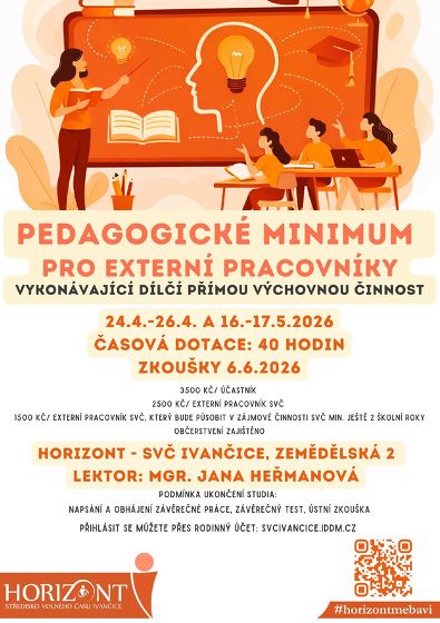 Plakát události Pedagogické minimum 2026
