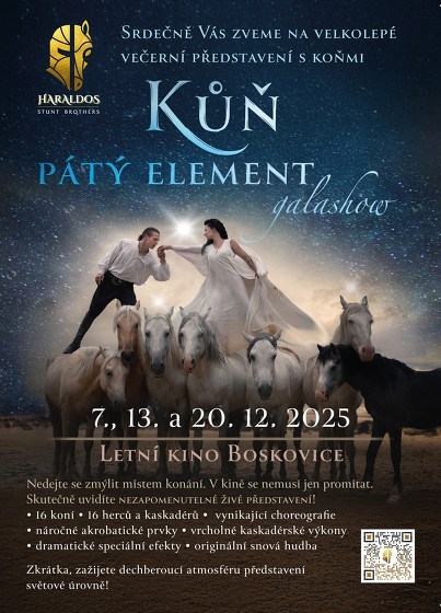 Plakát události Kůň Pátý Element – adventní show