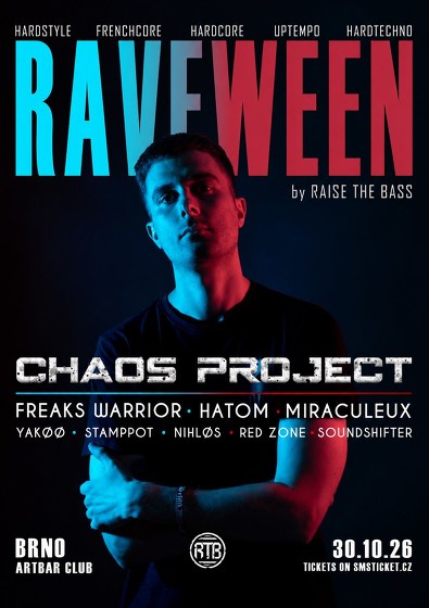 Plakát události Chaos Project @ RAVEWEEN | Harder Styles Rave