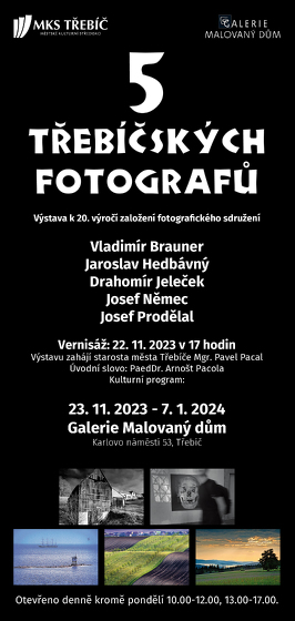 Plakát události 5 třebíčských fotografů
