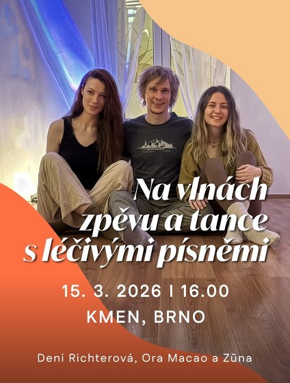 Plakát události Na vlnách zpěvu a tance s léčivými písněmi