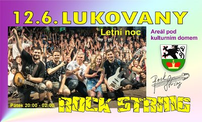 Plakát události Rock String - Letní noc Lukovany