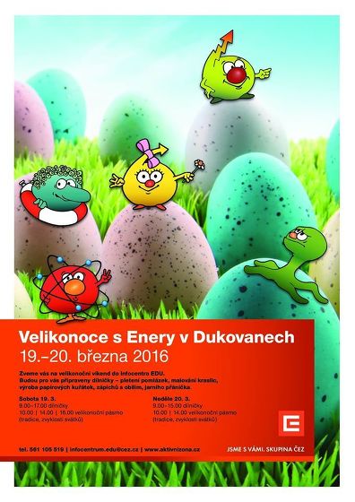 Plakát události Velikonoce v Dukovanech
