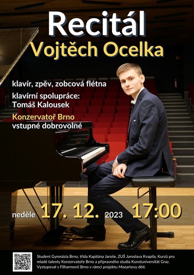 Plakát události Recitál - Vojtěch Ocelka