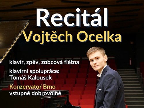 Plakát události Recitál - Vojtěch Ocelka