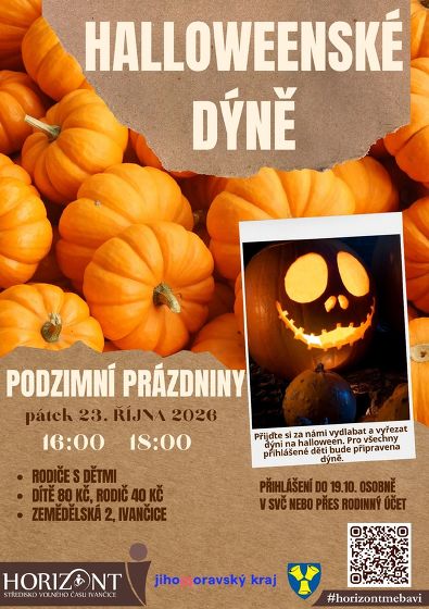 Plakát události Halloweenské dýně 2026